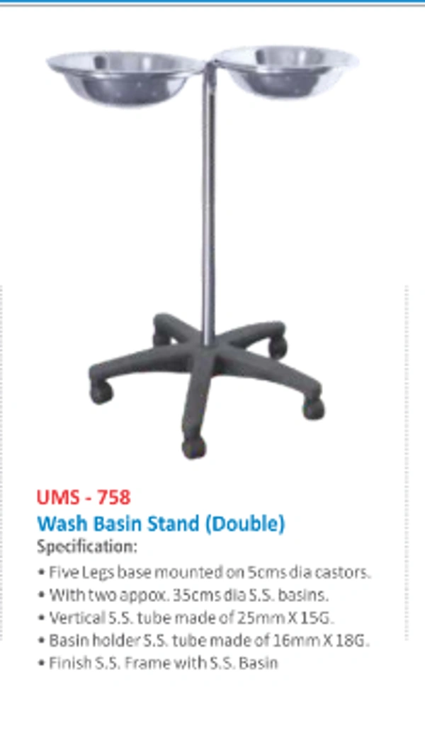 Unisearch Medical Double Wash Stand
